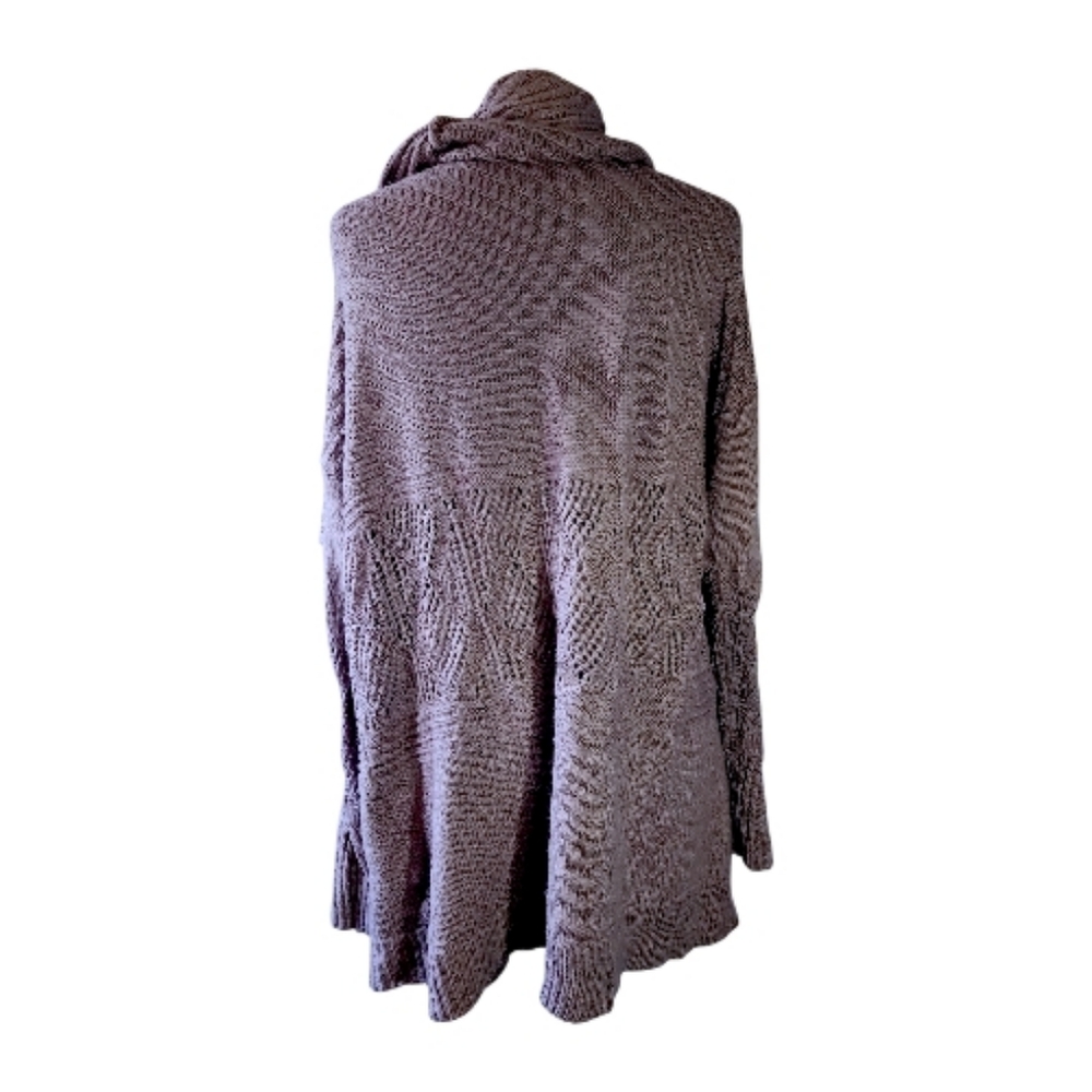 Kori America Drape Front Chunky Knit Cardigan, S/M - Picture 2 of 4
